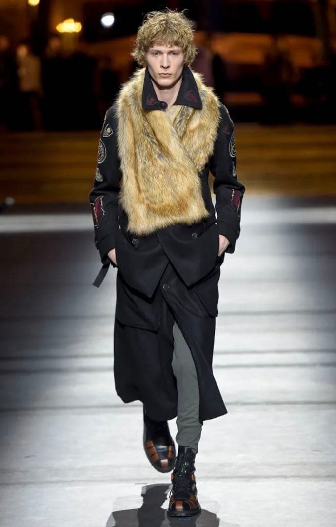 レア Dries Van Noten ファーストール ドリスヴァンノッテン