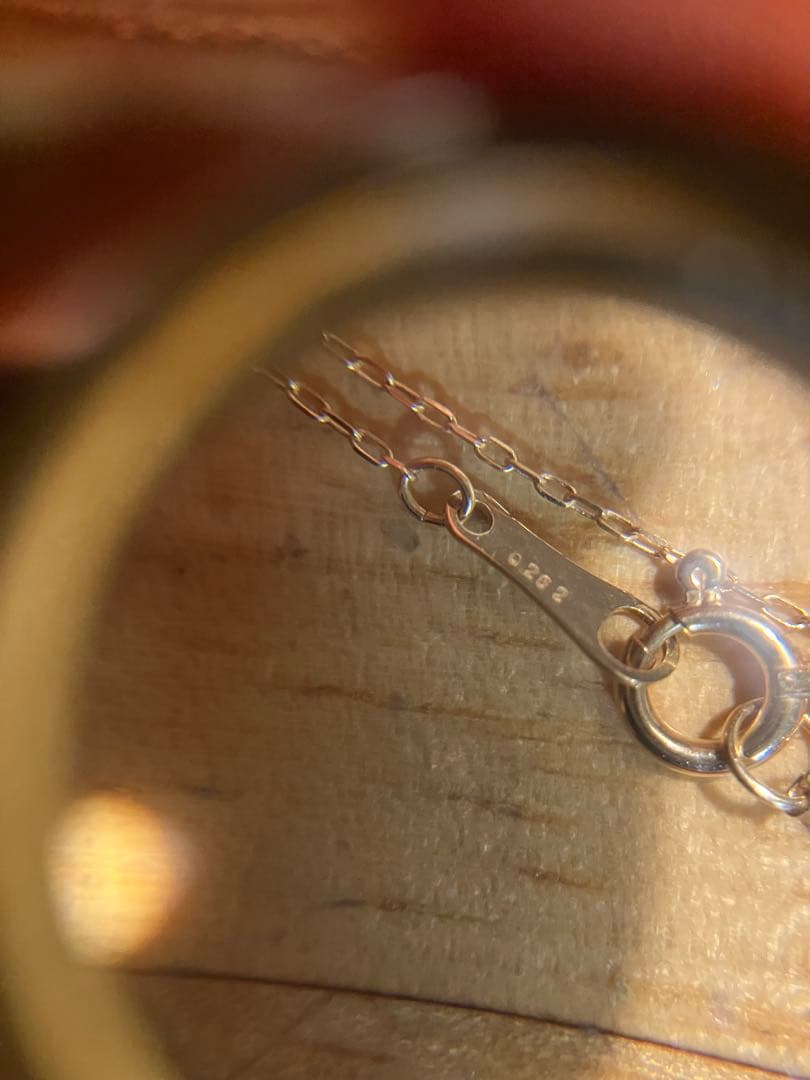 き*読様 K18＊0.262ct一粒ルビーネックレスです