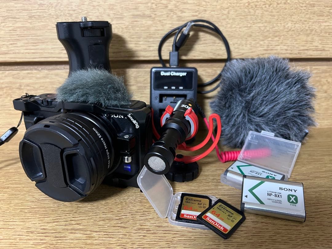 SONY VLOGCAM ZV-1、広角レンズ、マイク等セット