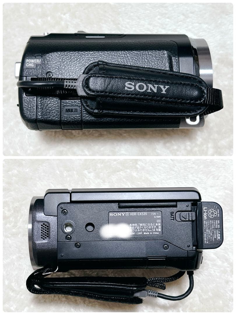 ✨美品✨ SONY HDR-CX535 ビデオカメラ　動作品 ブラック 黒