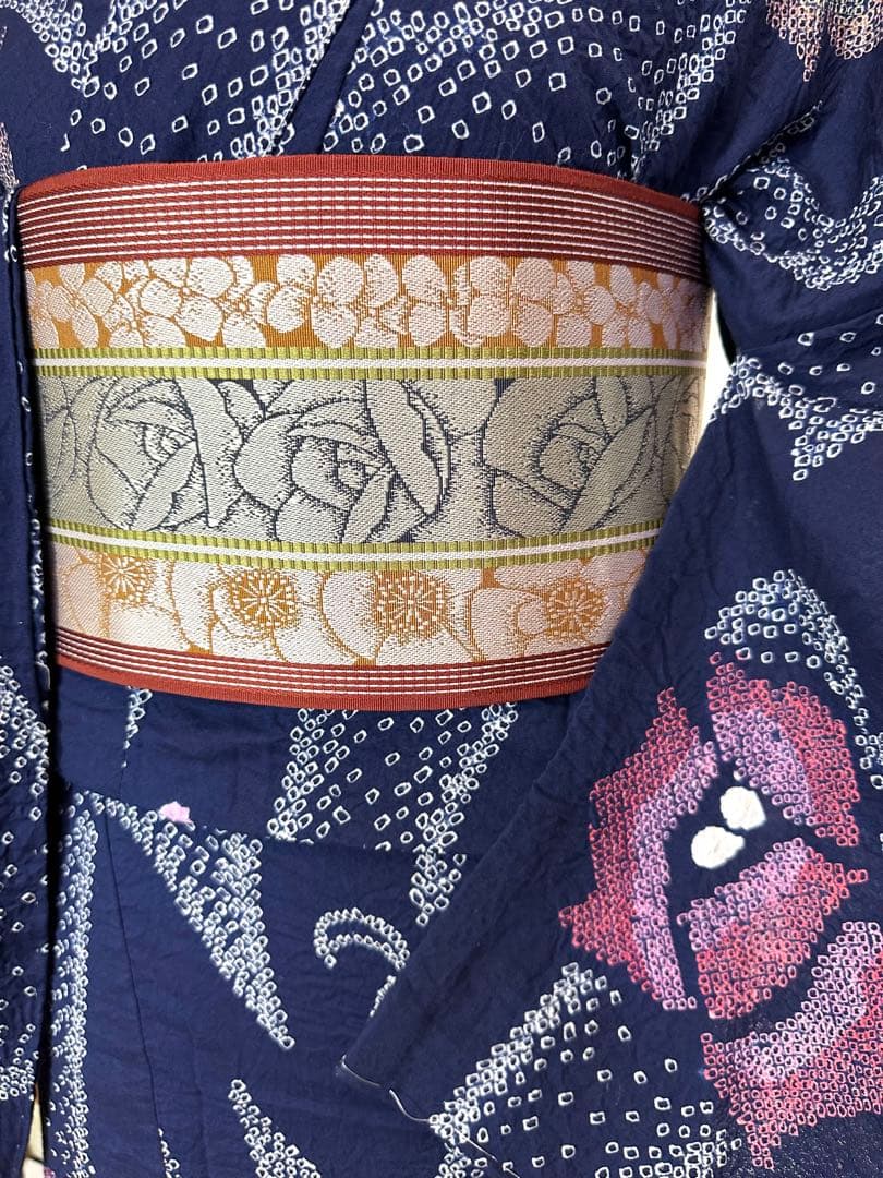 2点セット トールサイズ❗️新品✨美品✨藍染　有松鳴海絞り浴衣