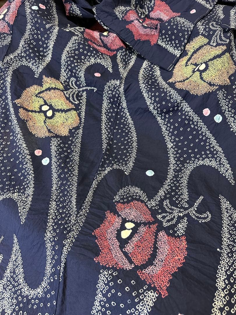 2点セット トールサイズ❗️新品✨美品✨藍染　有松鳴海絞り浴衣