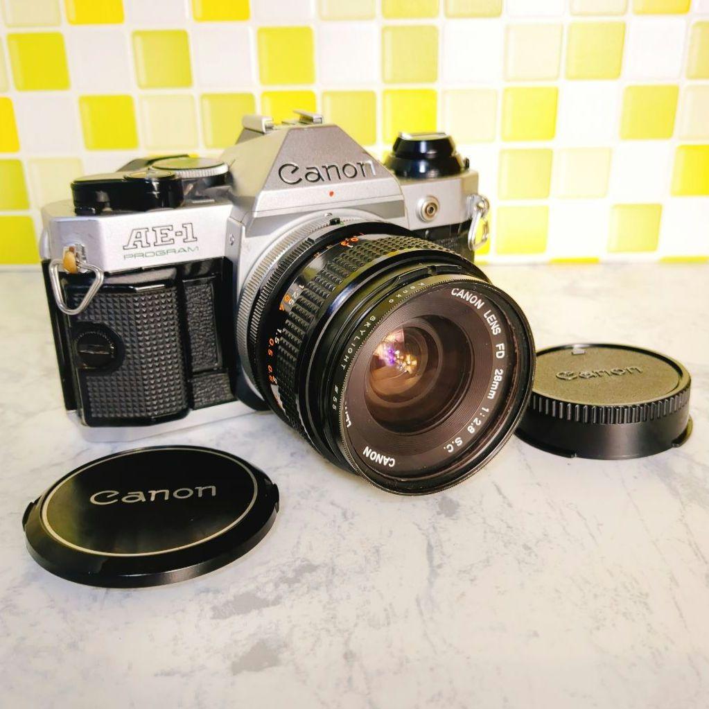 完動品★ Canon AE-1 Program 一眼レフ フィルムカメラ