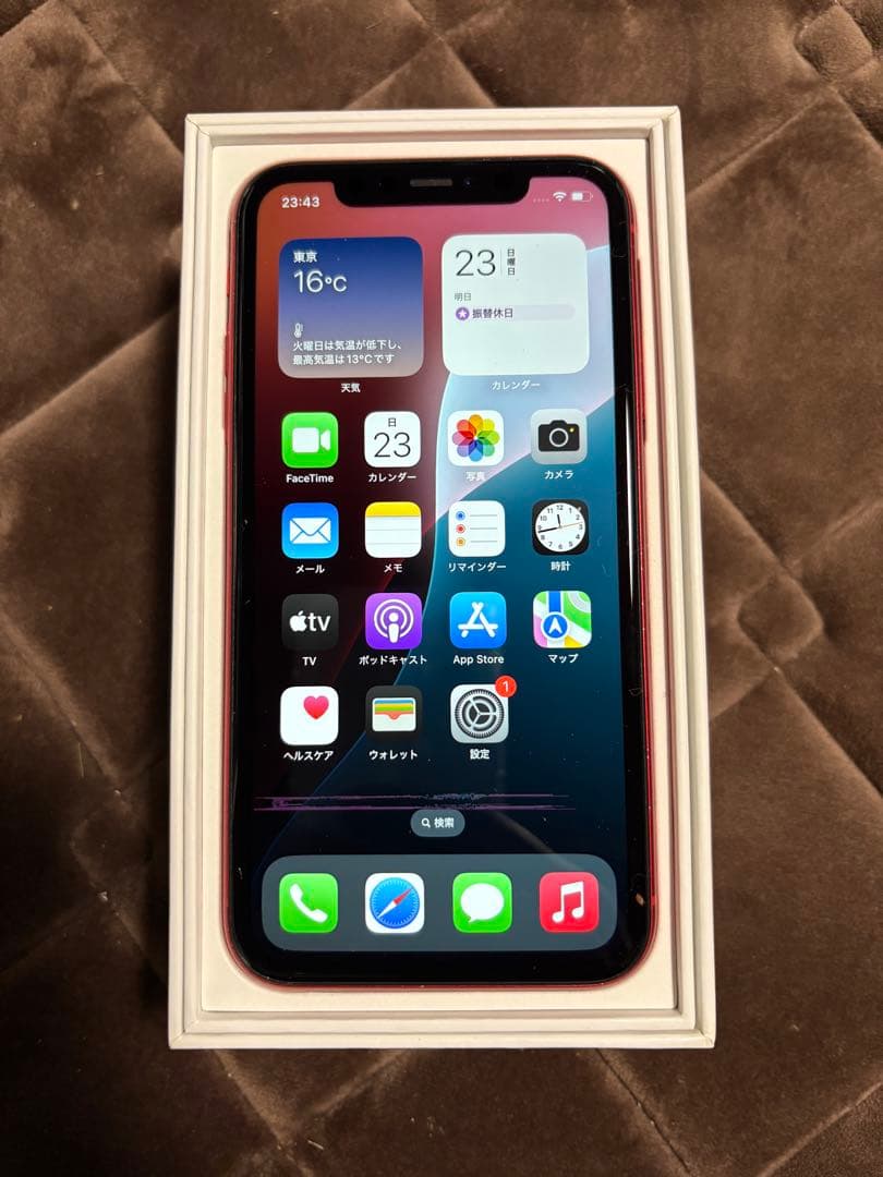 IPhone 11 Red 128GB SIMフリー