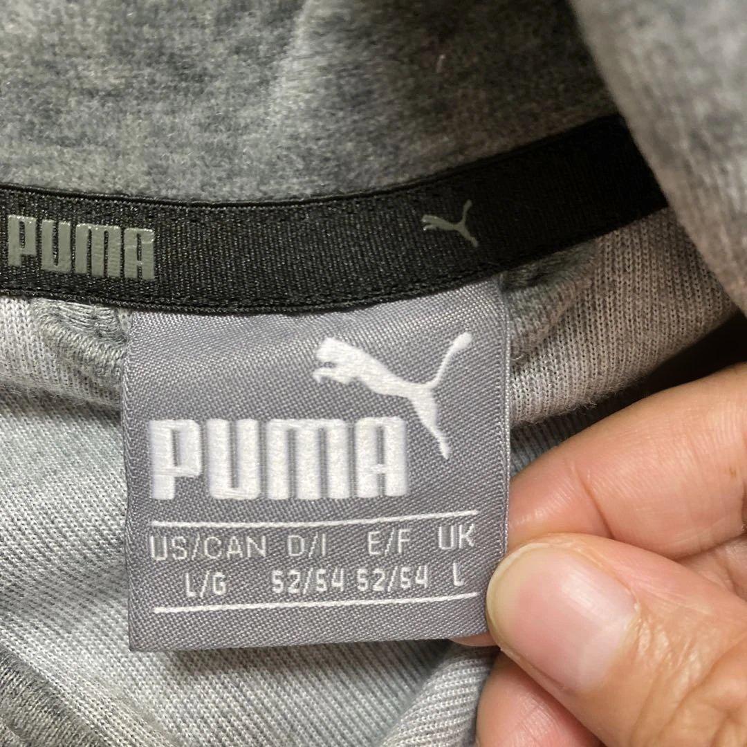 Y2K PUMA ベロア セットアップ 上下 メンズ グレー トラックジャケット