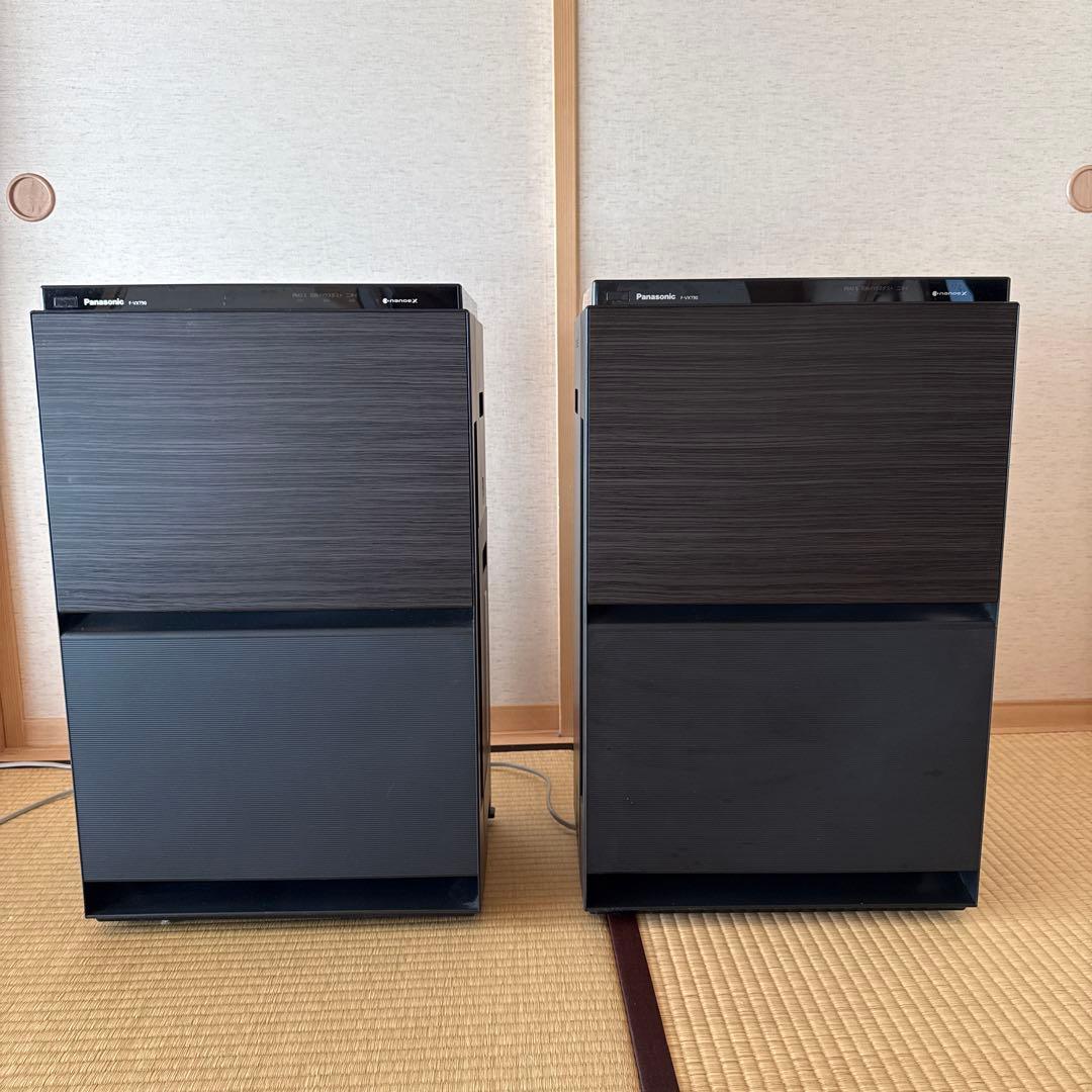 Panasonic 空気清浄機 2台セット 黒　2021年　F-VXT90