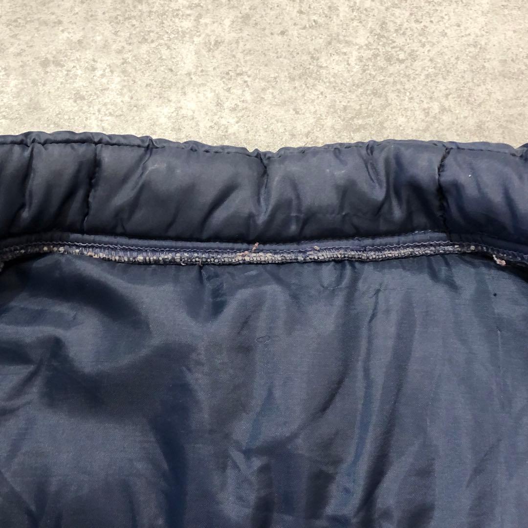 80s US古着 CHAMPION 中綿 ベスト M チャンピオン プラグ