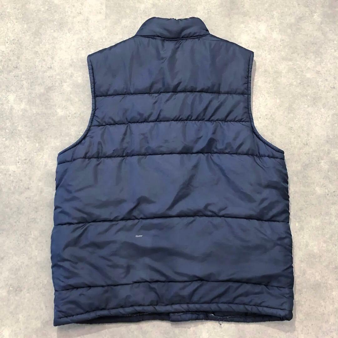 80s US古着 CHAMPION 中綿 ベスト M チャンピオン プラグ