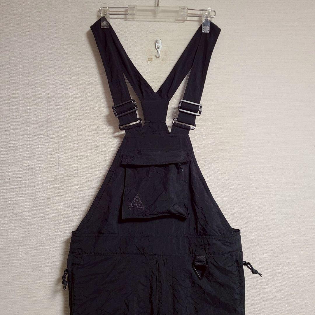 ナイキ NIKE ACG オーバーオール サロペットパンツ ナイロン XS 黒