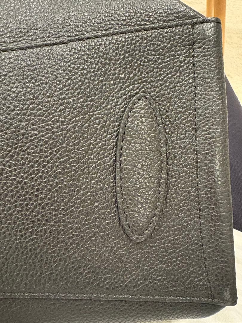 【美品】GIANNI CHIARINI ブラックビジネスバッグ大容量