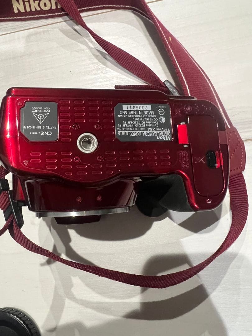 Nikon デジタル一眼レフ カメラ レッド D3400 ジャンク