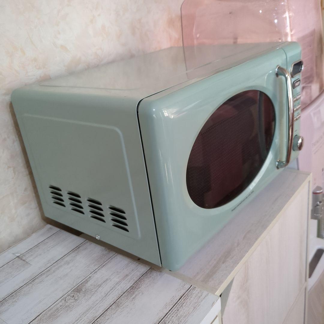 レトロ ミントグリーン 電子レンジ