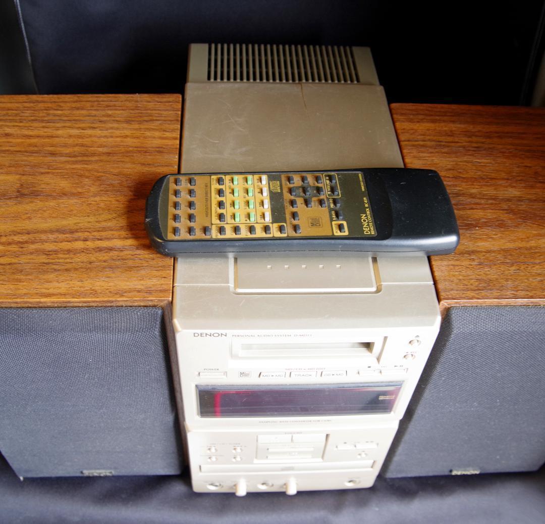 DENON　MD /CD ミニコンポ（USCMD11）（DMD11）