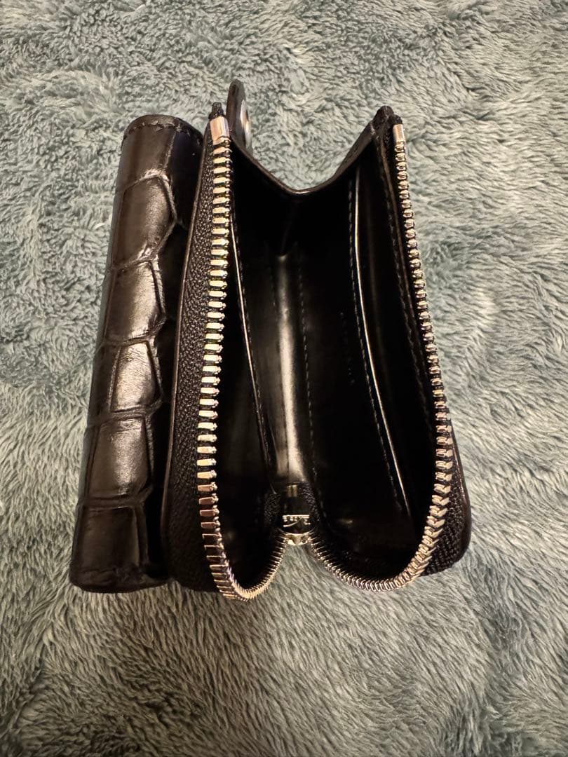 クロコ キーケース ミニウォレット hasegawa handcrafted