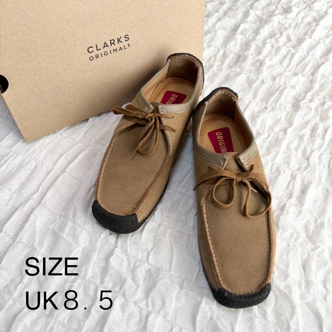 【1度着用のみ美品】 CLARKS (クラークス) ワラビー スエード