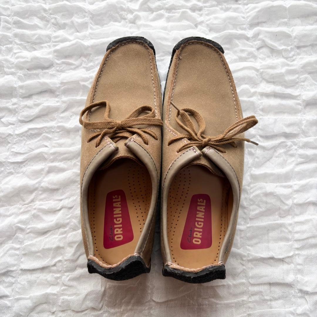 【1度着用のみ美品】 CLARKS (クラークス) ワラビー スエード