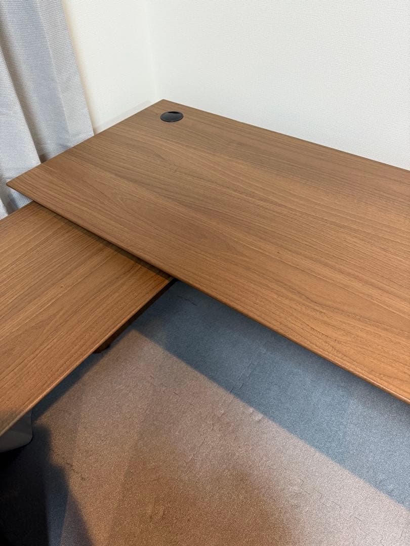 ニトリ L字型 システムデスク ラボーロ 140 MBR