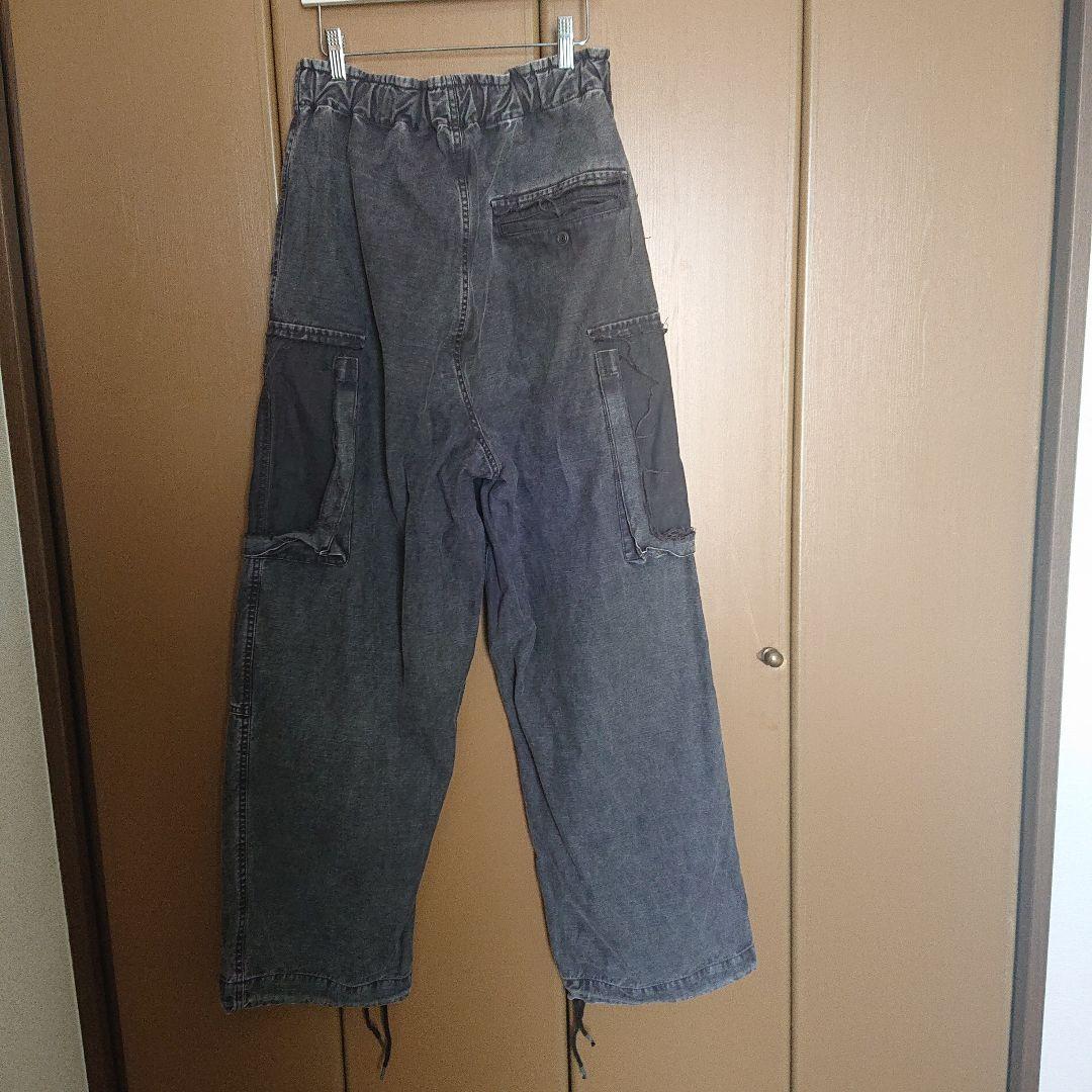 MIHARA YASUHIRO メゾンミハラヤスヒロ カーゴパンツ 44ブラック