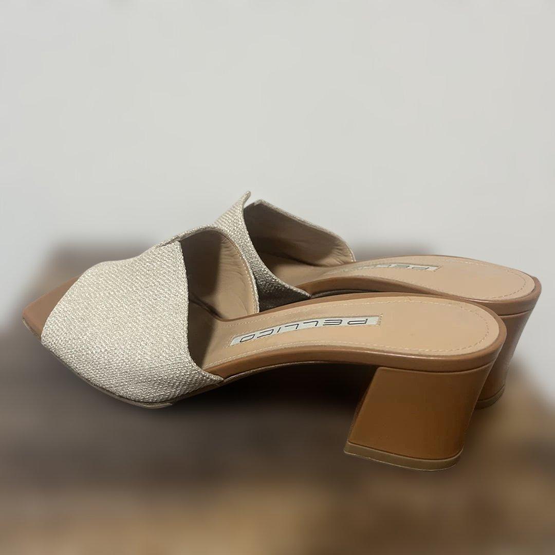 PELLICO ベージュサンダル　37 1/2