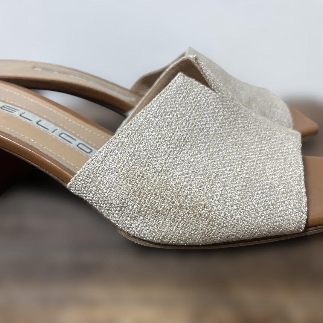 PELLICO ベージュサンダル　37 1/2