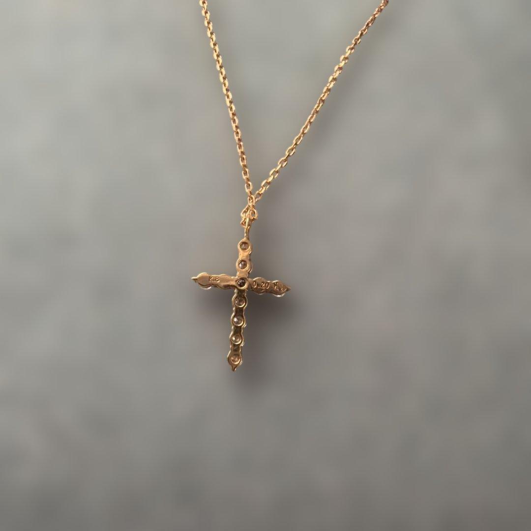 1/31まで ♡ VANDOME AOYAMA ♡ K18 クロスネックレス