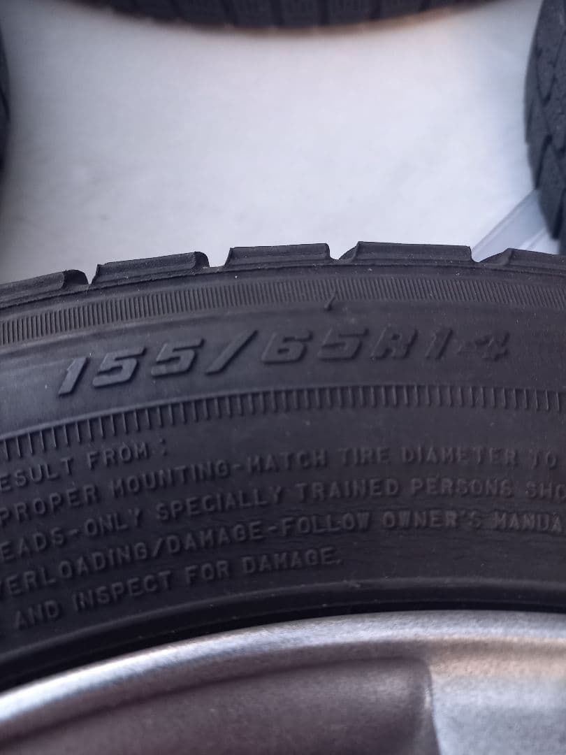 グッドイヤー スタッドレスタイヤ 155/65/14 軽自動車用