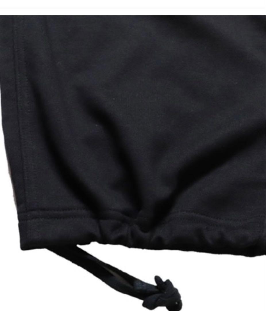 新品タグ付きBEEKMANビークマンダブルニーバギースウェットパンツブラックL黒