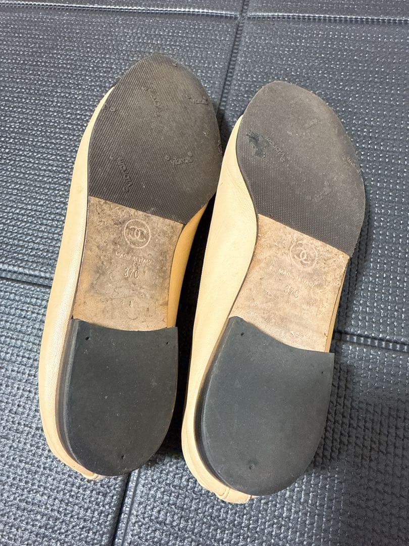 CHANEL シャネル　フラット　バレエ　シューズ　37 24 23.5