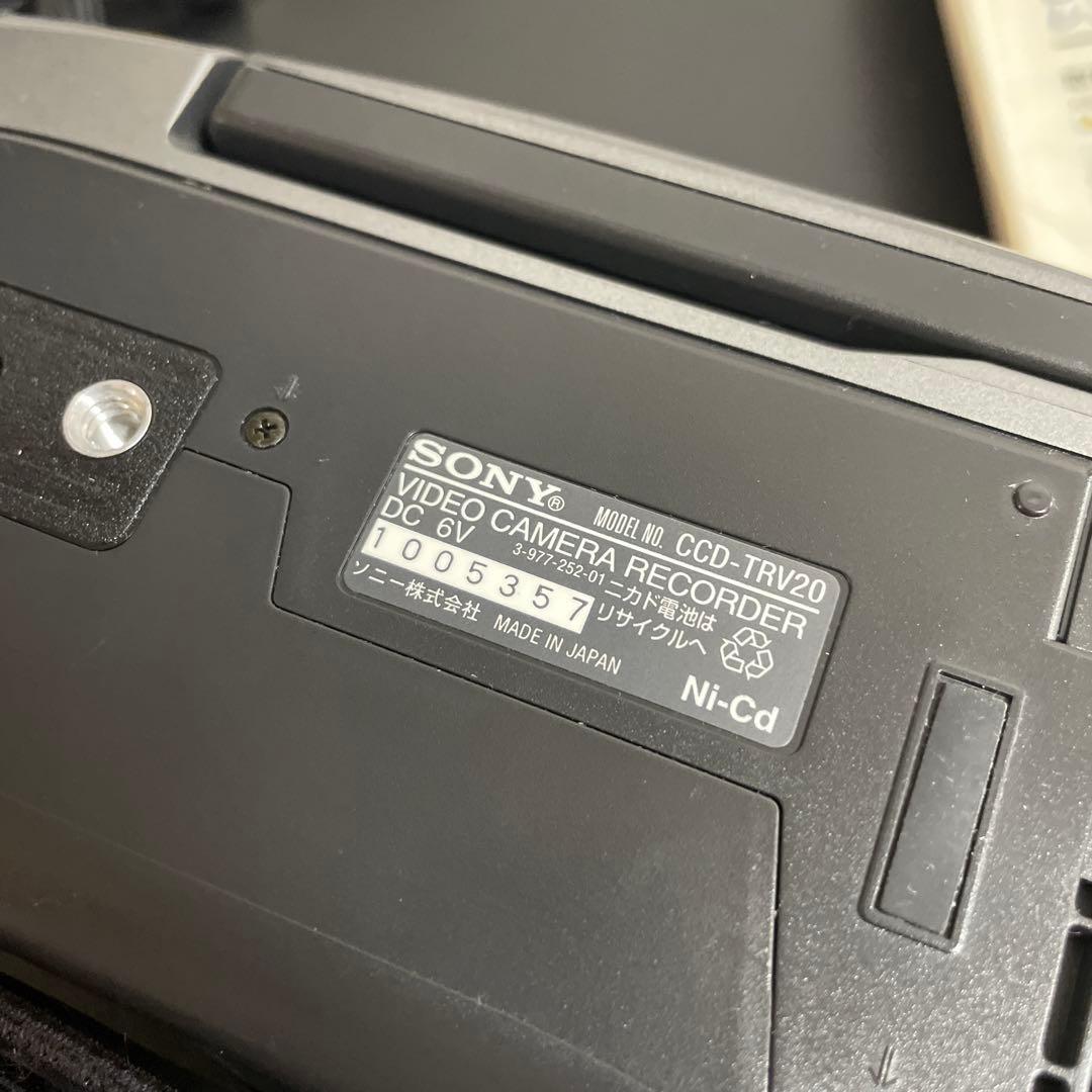 Sony ccd-trv20 8mm ビデオカメラ　trv20 Video8