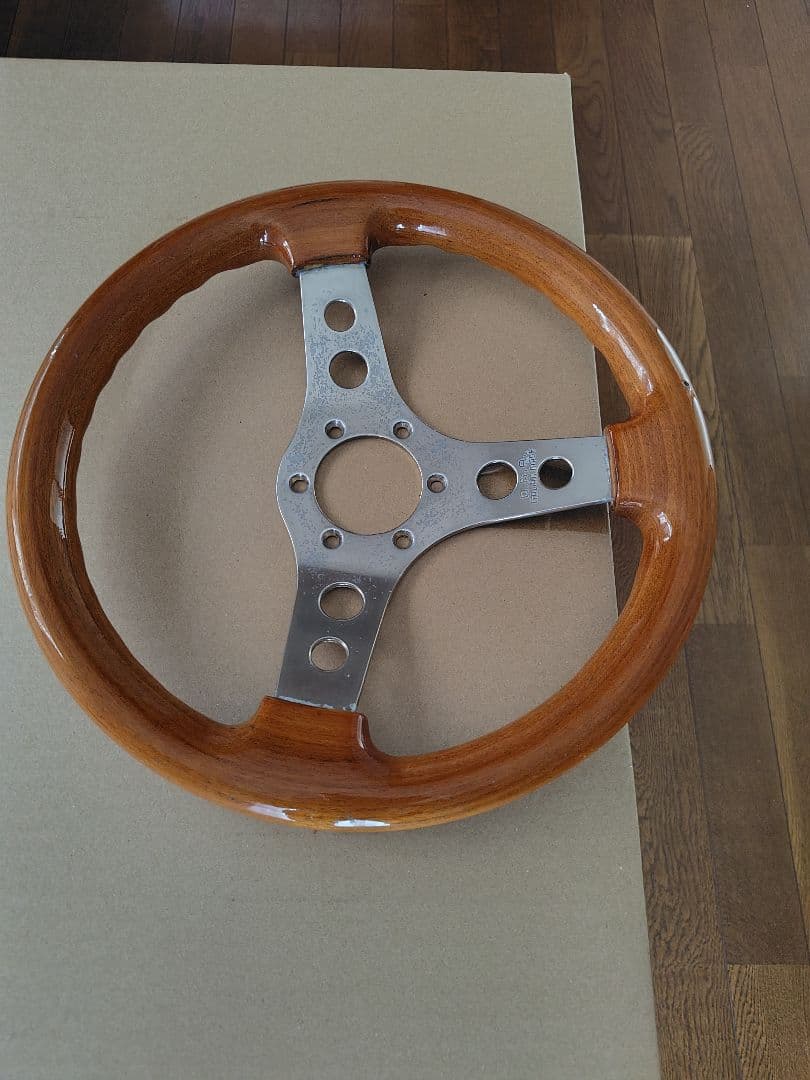 ウッドハンドル OBAハン 旧車 レトロ 当時物 走り屋