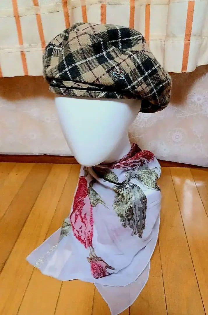 ヴィヴィアンウエストウッド　90sヴィンテージ！　ライセンス初期チェックベレー帽