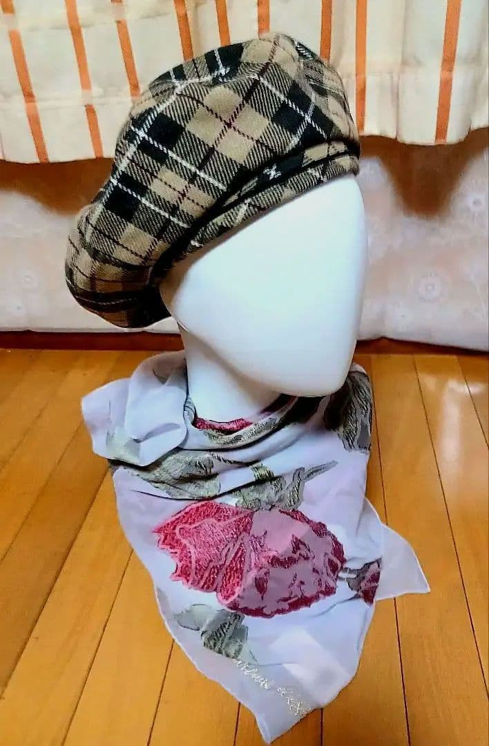 ヴィヴィアンウエストウッド　90sヴィンテージ！　ライセンス初期チェックベレー帽