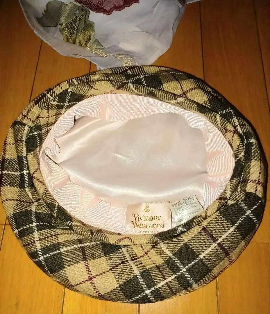 ヴィヴィアンウエストウッド　90sヴィンテージ！　ライセンス初期チェックベレー帽