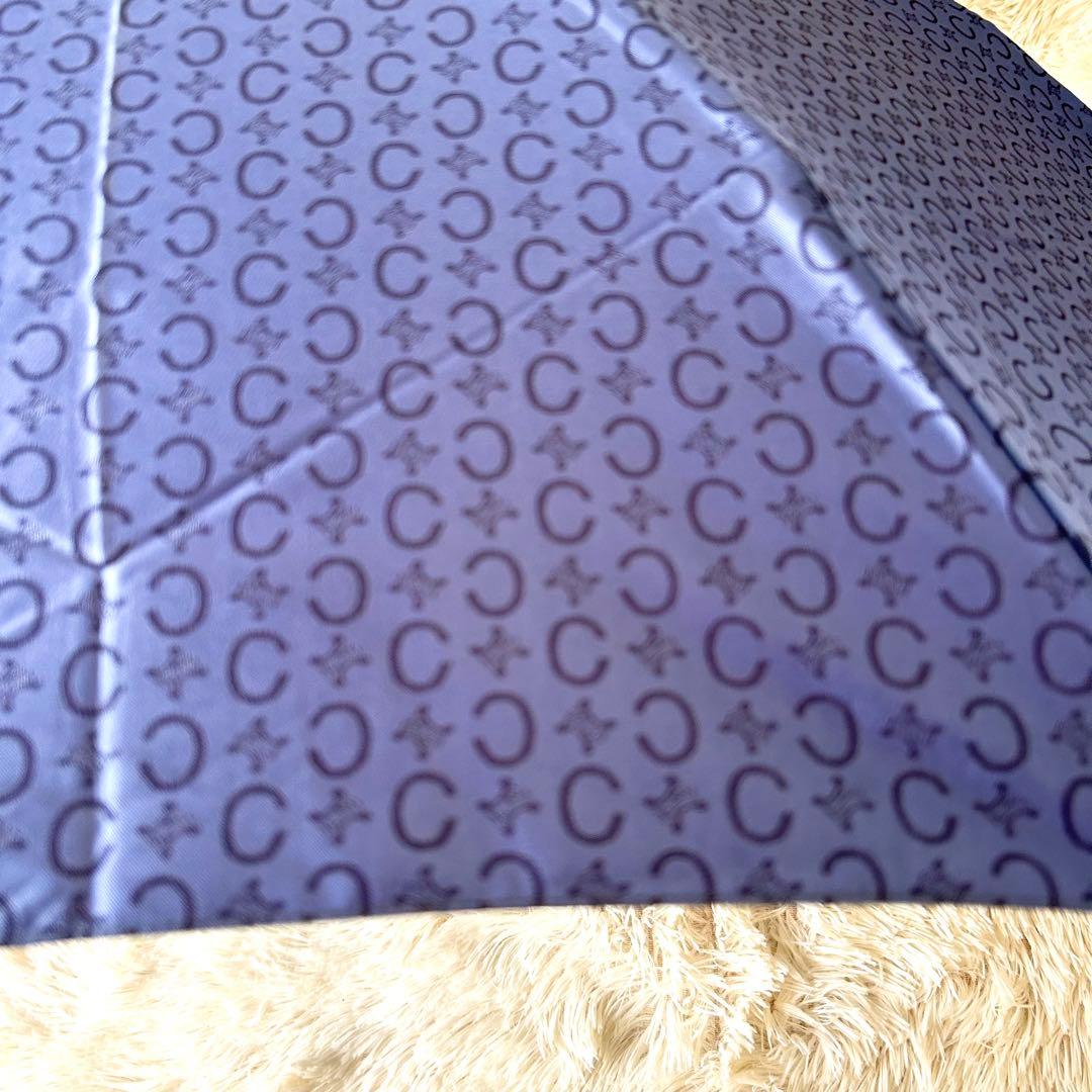 未使用品CELINE 総柄 マカダム柄 Cマカダム トリオンフ 折りたたみ傘