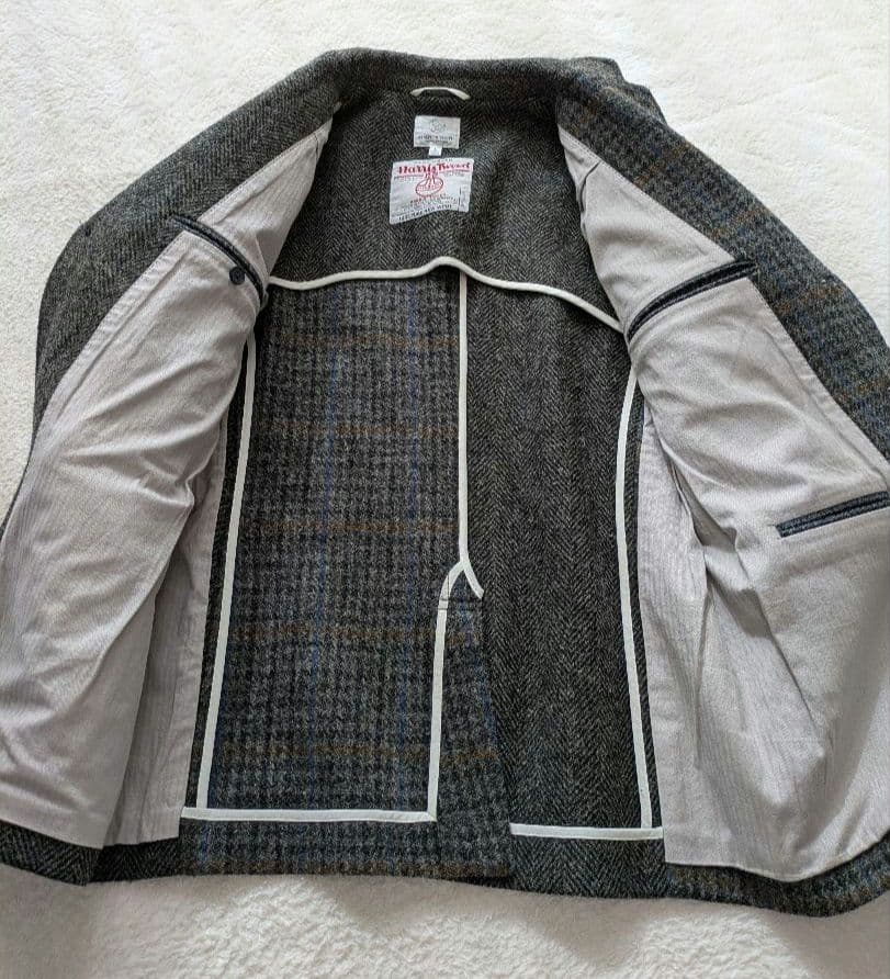 ★Harris Tweed BEAUTY&YOUTH テーラードジャケット L