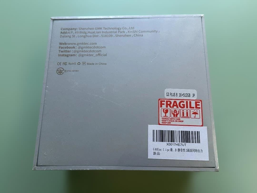 GMKtec ミニpc Twin-N150 mini pc