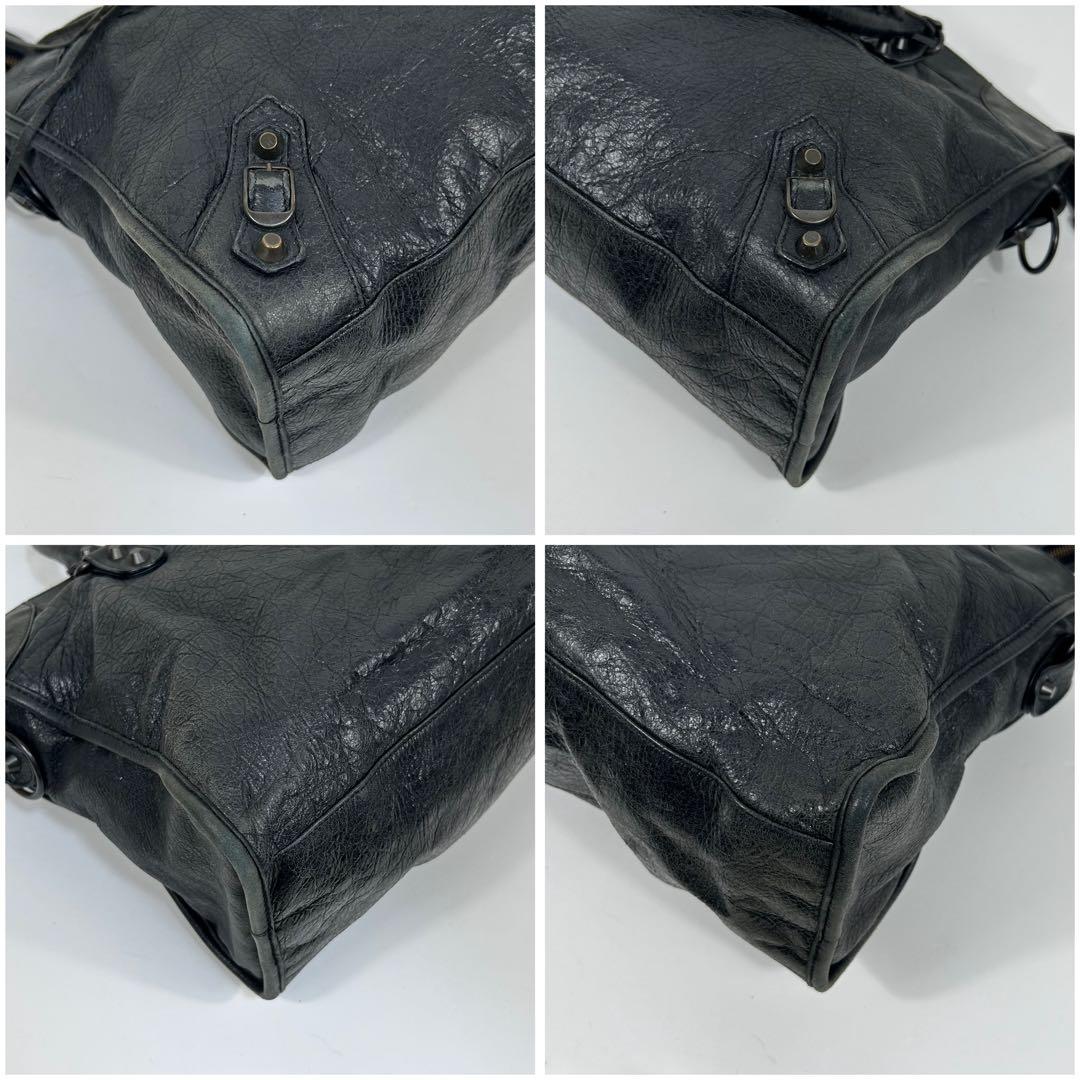 バッグ Balenciaga The City 115748 Bag Black