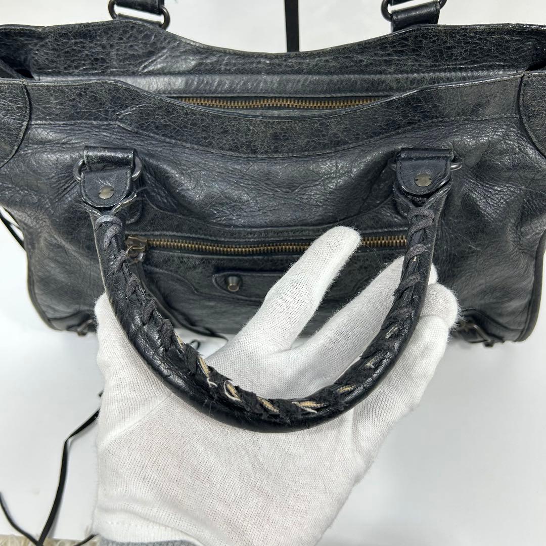 バッグ Balenciaga The City 115748 Bag Black