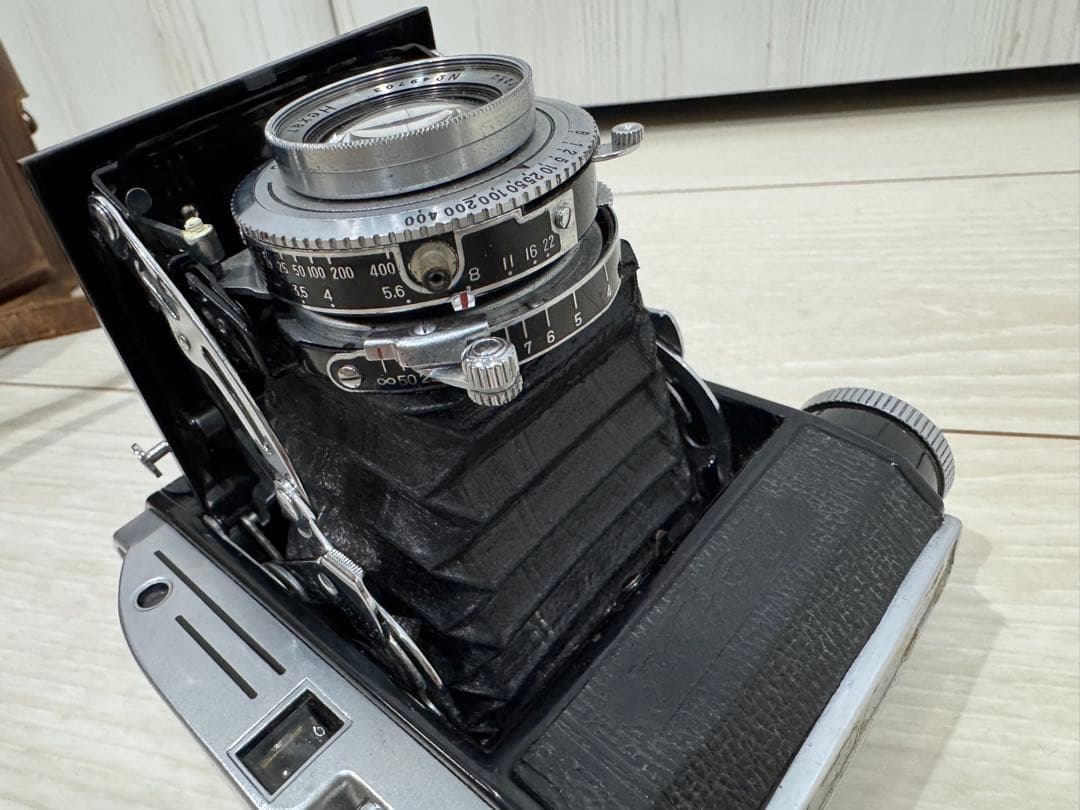 konica コニカ 小西六 Pearl II 革ケース付き