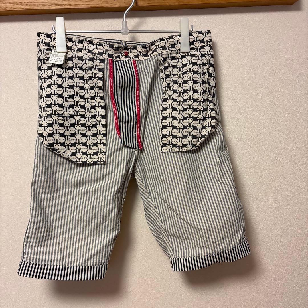 CUNE ストライプウサギショートパンツ サイズ2