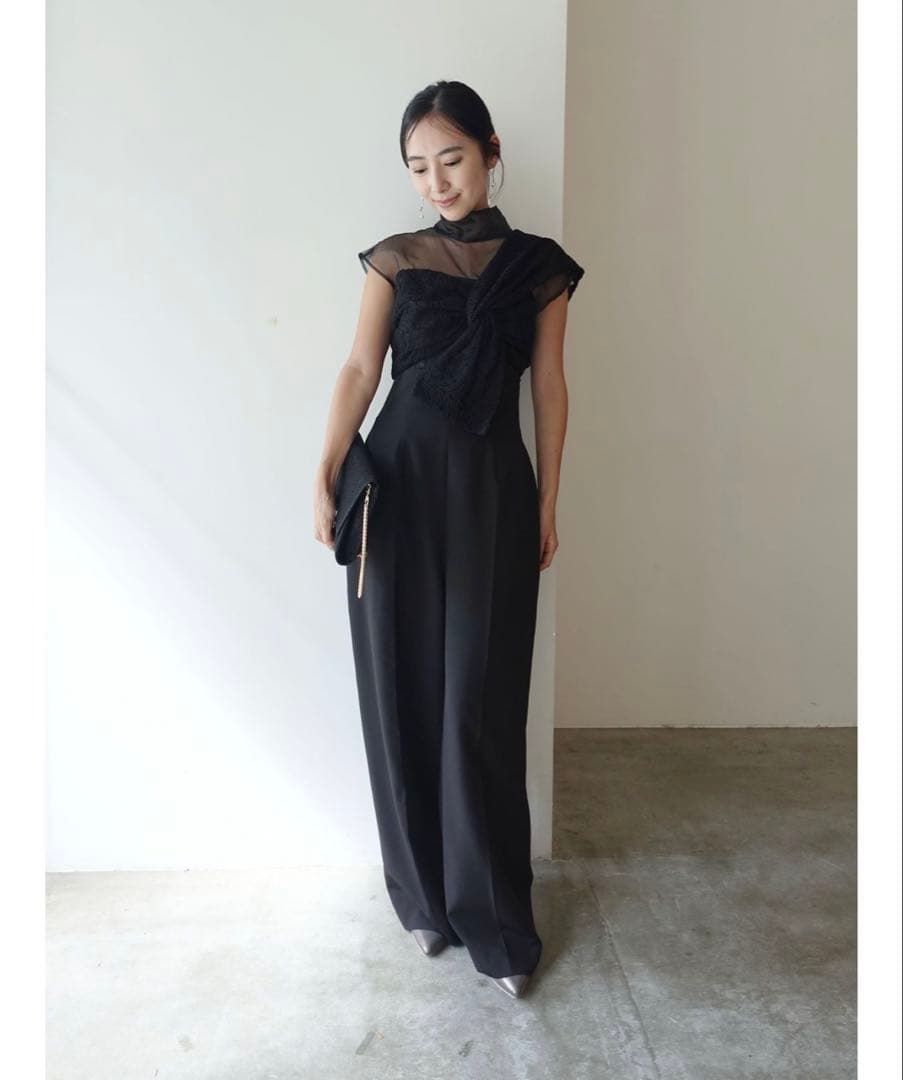 【新品タグ付き】ラグナムーン　エンブロイダリーツイストパンツ