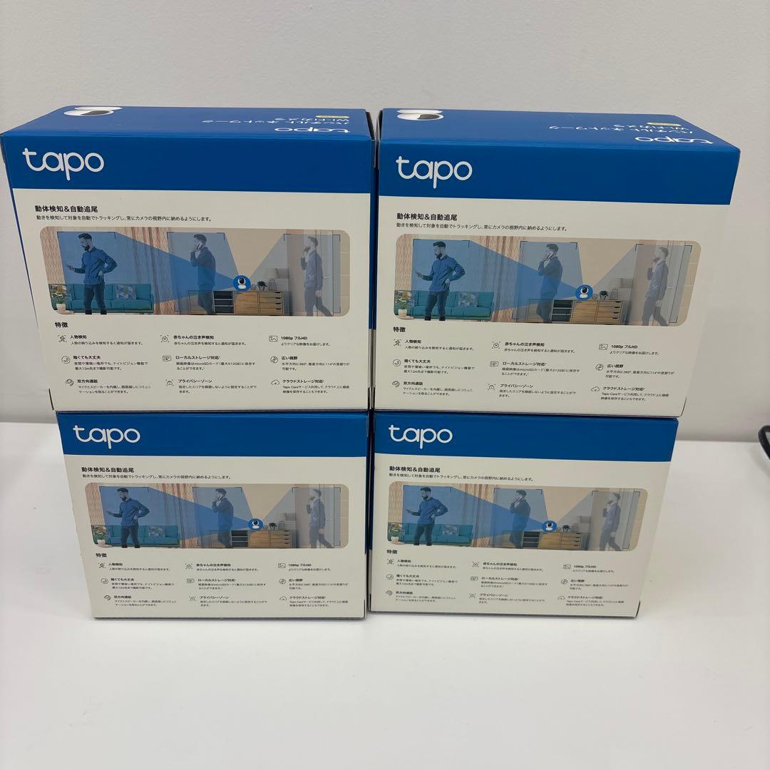 tapo c200 1080P Wi-Fi防犯カメラ 4台セット