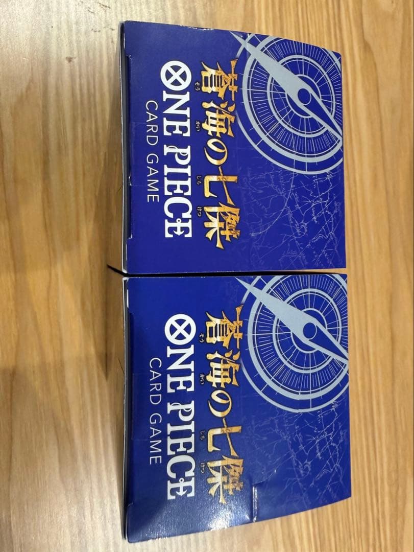 【新品】ワンピースカード 蒼海の七傑 テープカットのみ 2box