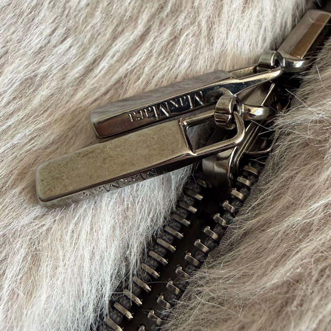 美品　マックスマーラ　キューブ　リバーシブル　ファー　キルティングコート　ダウン