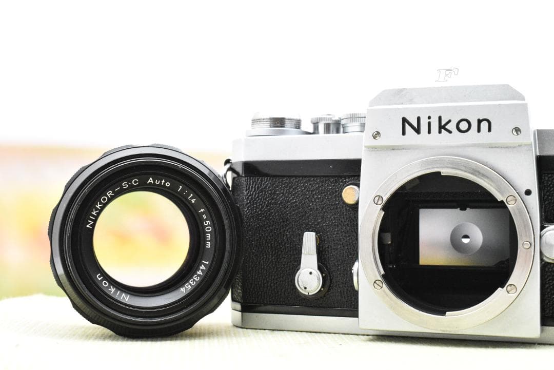 【整備済】ニコン Nikon F アイレベル 富士山 + 50mm F1.4