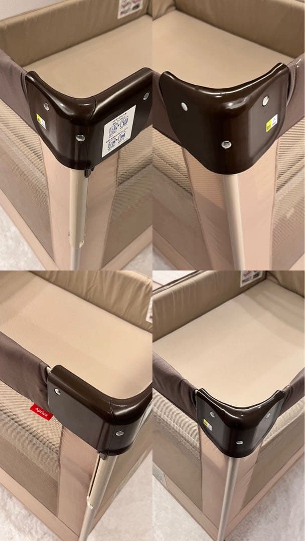 美品Aprica COCONEL AIR 66047 ベビーベッド アップリカ