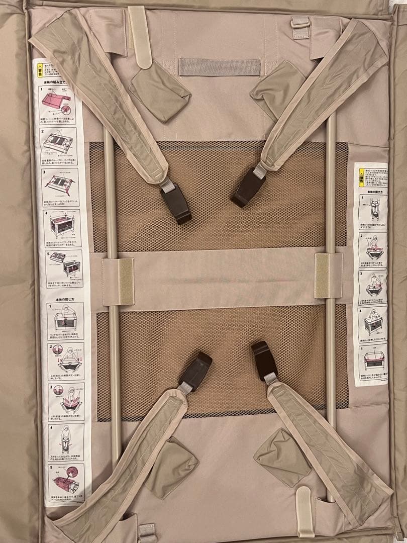 美品Aprica COCONEL AIR 66047 ベビーベッド アップリカ