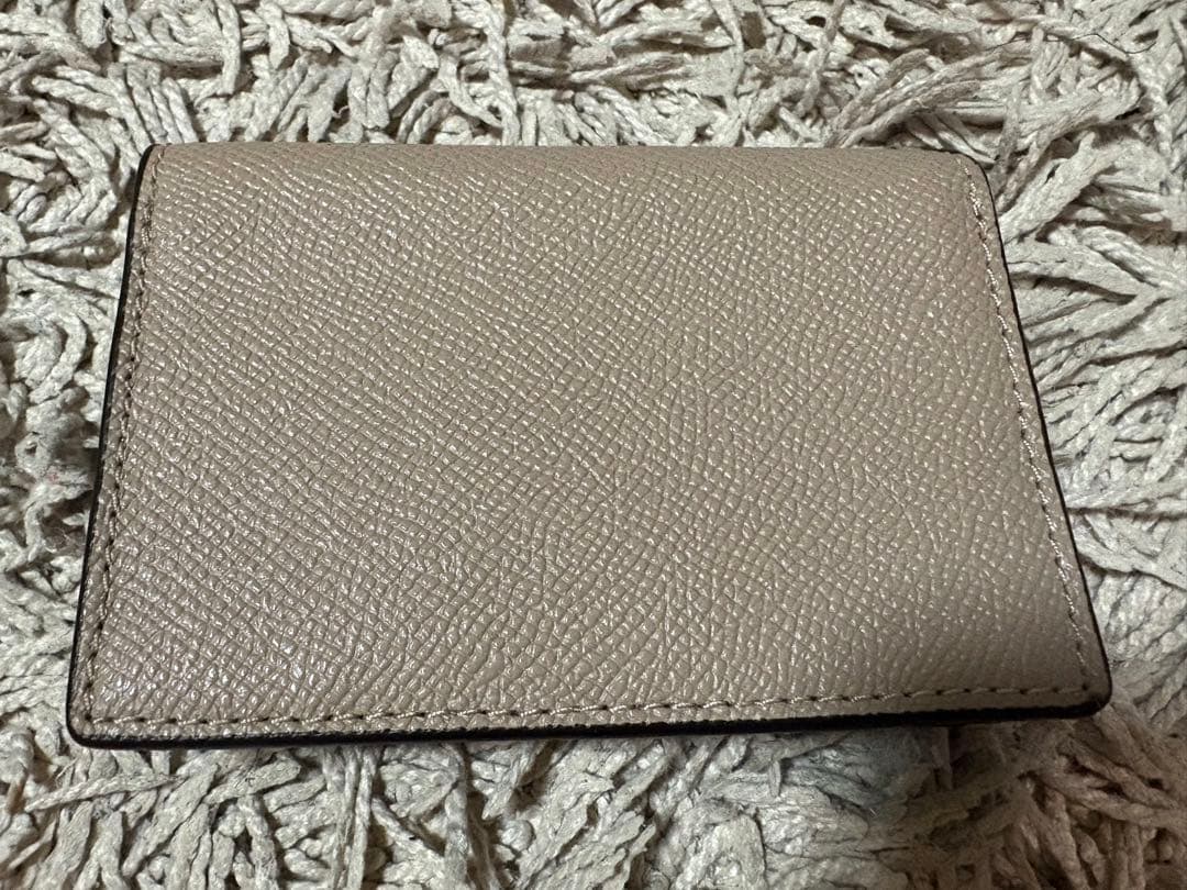 COACH 新品　レザー名刺入れ ベージュ