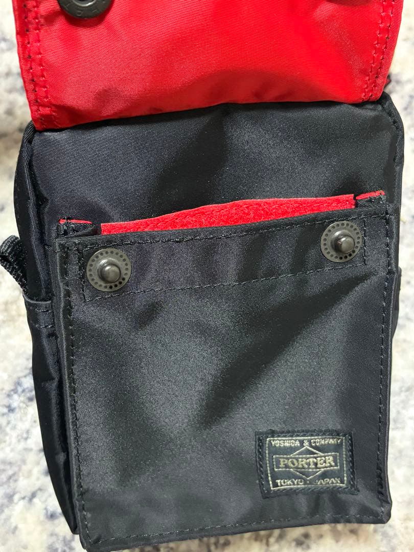 超美品 PORTER ブラック ショルダーバッグ ポーター