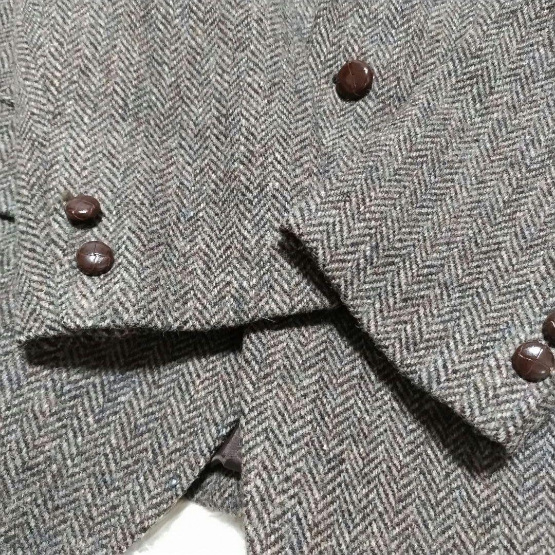 SPICE  ハリスツイード テーラードジャケット　ヘリンボーン